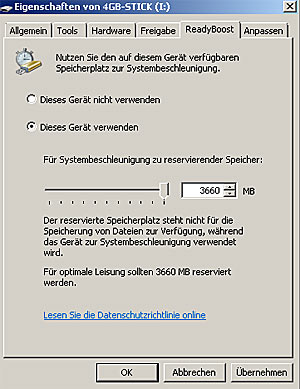 Windows 7 ReadyBoost