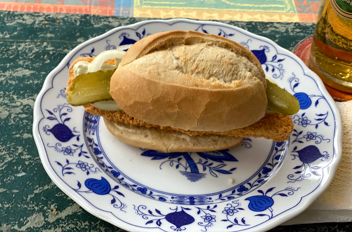 Fischbrötchen mit Seelachs aus der Heißluftfritteuse Fischbrötchen mit Seelachs aus der Heißluftfritteuse